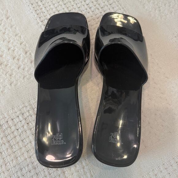 Wild Fable Macy 9 patent platform sandal slides 2971 - Picture 6 of 8